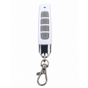 CONTROL REMOTO COPIADOR 433MHZ SLIM BLANCO CON PILA A27